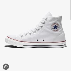White converse All Star high tops classic